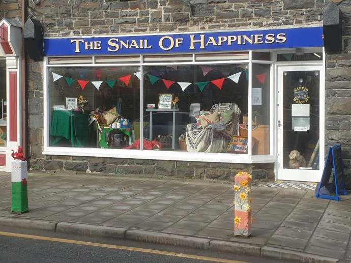 The shop window. And Daisy.